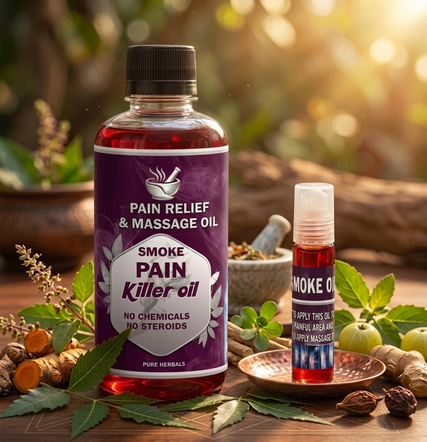 Smoke Pain Relief & Massage Oil - 100% Working 🌿