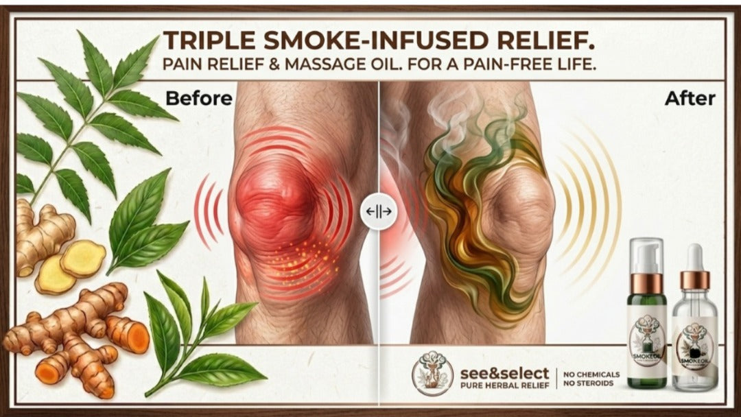 Smoke Pain Relief & Massage Oil - 100% Working 🌿