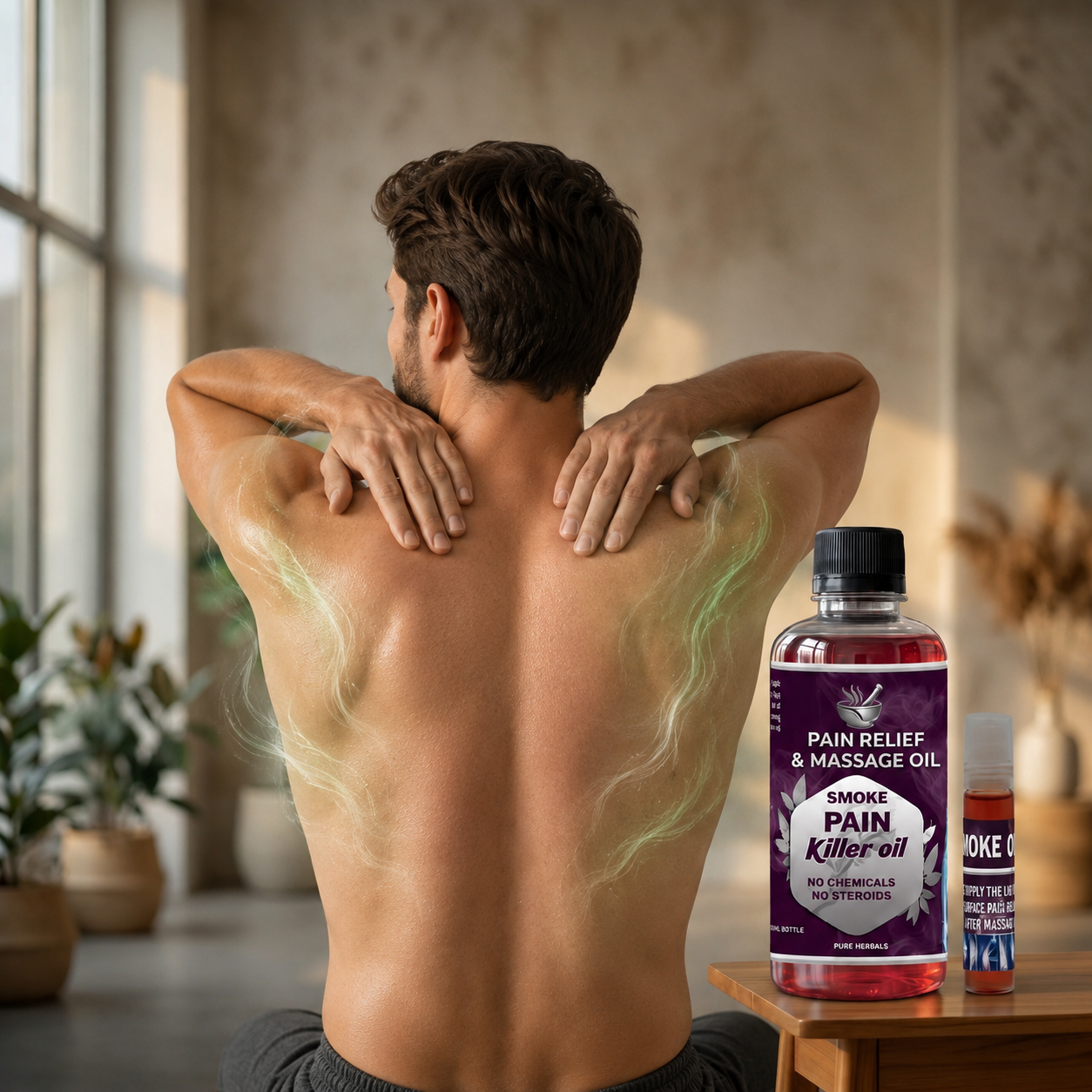 Smoke Pain Relief & Massage Oil - 100% Working 🌿