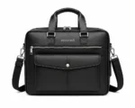 Seeselect Premium Business Office Laptop Bag Premium Business Briefcase with Shoulder Strap | Water-Resistant | Fits Up to 15.6" Laptop