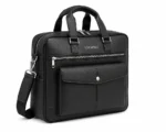 Seeselect Premium Business Office Laptop Bag Premium Business Briefcase with Shoulder Strap | Water-Resistant | Fits Up to 15.6" Laptop - Image 2