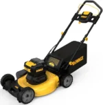 DEWALT 21.5 in. 2×20V MAX Brushless Cordless Push Lawn Mower Kit with 2 10Ah Batteries & Chargers – DCMWP233U2