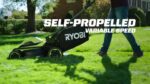 RYOBI 40V HP Brushless 21 in. Self-Propelled Cordless Lawn Mower Kit with (2) 6.0Ah Batteries (RY40HPLM01B) - Image 3