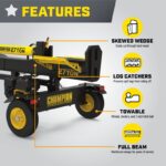 Champion 27-Ton 224cc Gas Horizontal and Vertical Full Beam Log Splitter with Auto Return (100424) - Image 5
