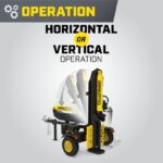 Champion 27-Ton 224cc Gas Horizontal and Vertical Full Beam Log Splitter with Auto Return (100424) - Image 3