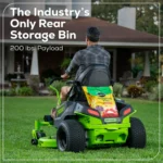 Greenworks 60V 42 in. CrossoverZ Zero Turn Mower with 4 8Ah Batteries & 2 Dual-Port Turbo Chargers - Image 9