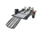 Trinity MT3 3-Rail Stand-Up Folding Motorcycle Trailer - 2000 lb Load Capacity - Image 5