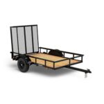 Carry-On 5 x 10 ft. Utility Trailer with Wood Floor - Image 2