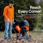 SuperHandy 209cc 7HP Gas Walk-Behind Leaf Vacuum, Mulcher & 2-Inch Wood Chipper with 6-Bushel Bag (GUO128) - Image 4