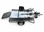 Trinity MT3 3-Rail Stand-Up Folding Motorcycle Trailer - 2000 lb Load Capacity - Image 6