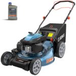 SENIX 22 in. 201cc Gas Self-Propelled Lawn Mower with RATO Engine, 3-in-1 Cutting System