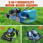SENIX 22 in. 201cc Gas Self-Propelled Lawn Mower with RATO Engine, 3-in-1 Cutting System - Image 5