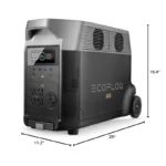 EcoFlow DELTA Pro 3600Wh Portable Power Station, 3600W AC Output, LiFePO4 Battery - Image 9